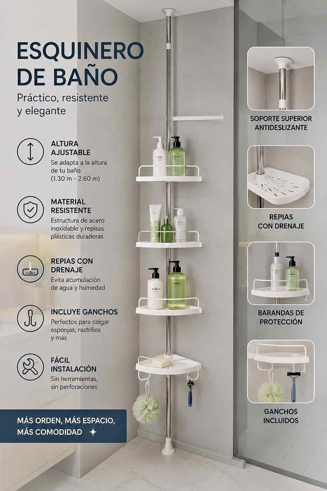 CornerFit™ | Esquinero de baño