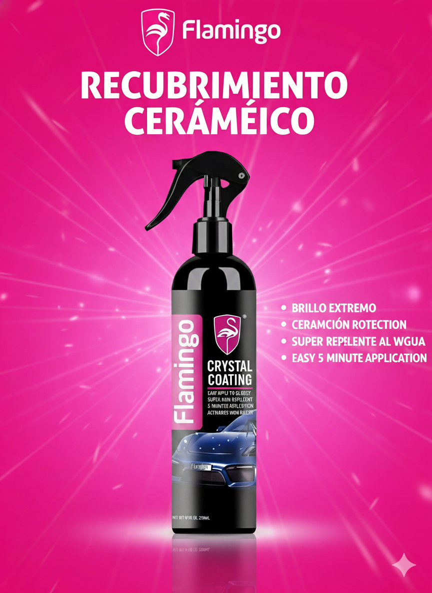🦩 Flamingo Crystal Coating – Recubrimiento Cerámico Premium