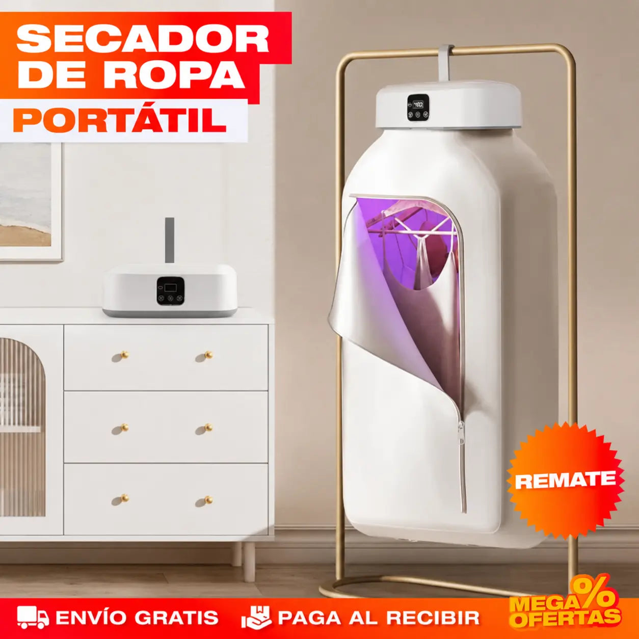 DryGo™ Secador de Ropa Portátil