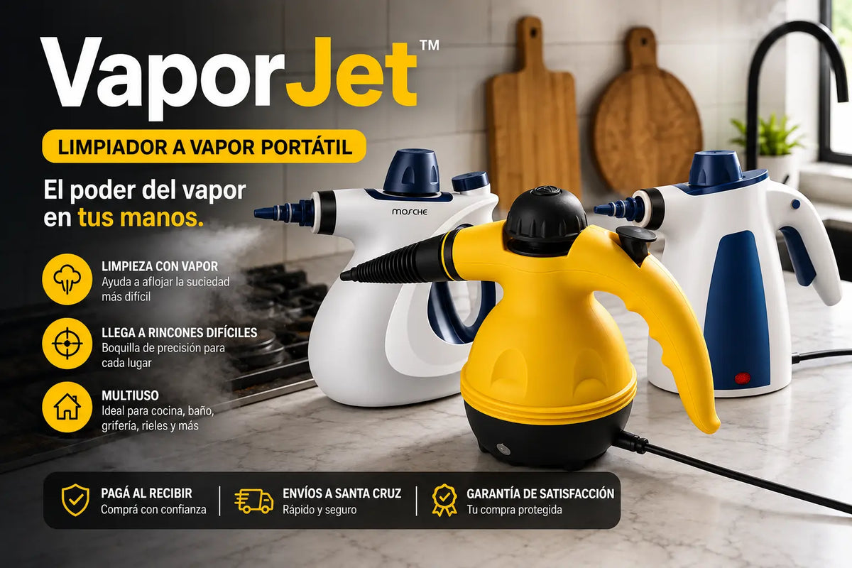 VaporJet™ | Limpiador a Vapor Portátil