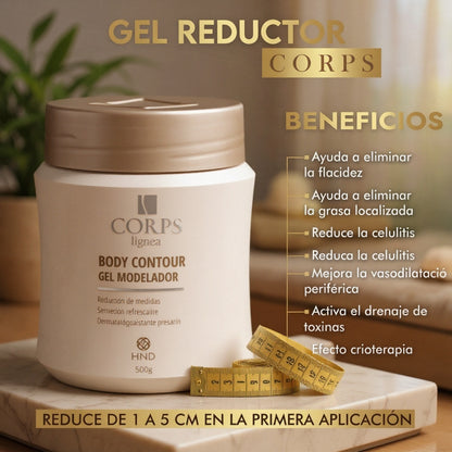 Gel Reductor de Grasa Corps™: Lipo Manual en Casa