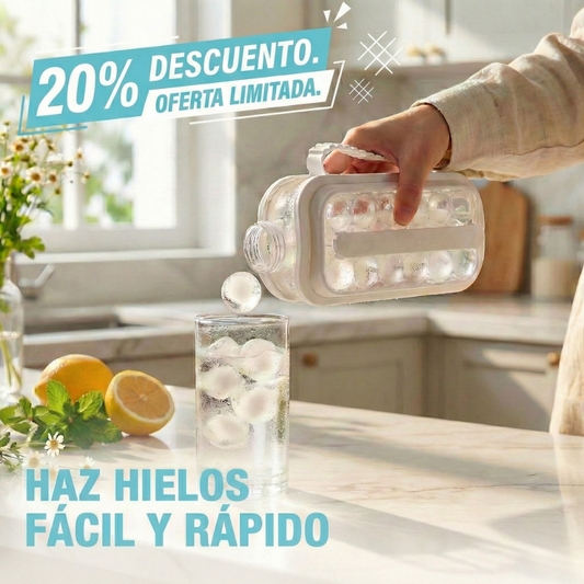 Botella Hielera 2 en 1 | Llená, congelá y serví al instante