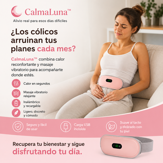 CalmaLuna™: Alivia cólicos menstruales