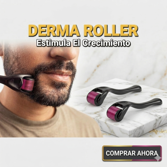 DermaLuxe – Rodillo de Microagujas Premium