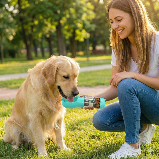 HappyWalk™ Go: Dispensador Multifuncional 4-en-1