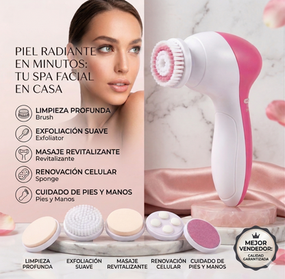 DermaGlow | Masajeador Facial 5 en 1