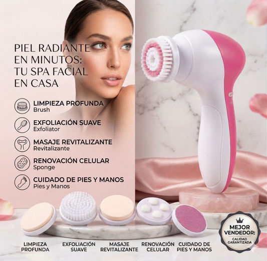 DermaGlow | Masajeador Facial 5 en 1