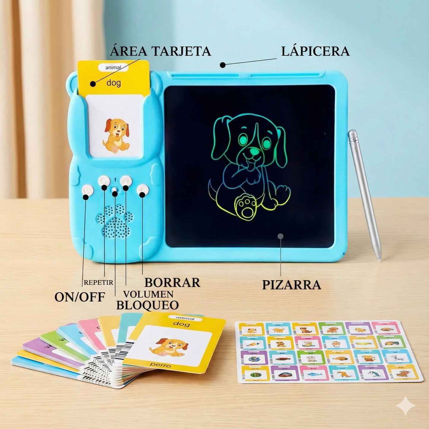 SmartPad™ 2 en 1 | Dibuja y Aprende Idiomas