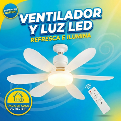 SmartFresh™ Foco Ventilador 2 en 1 + Instalación Gratis