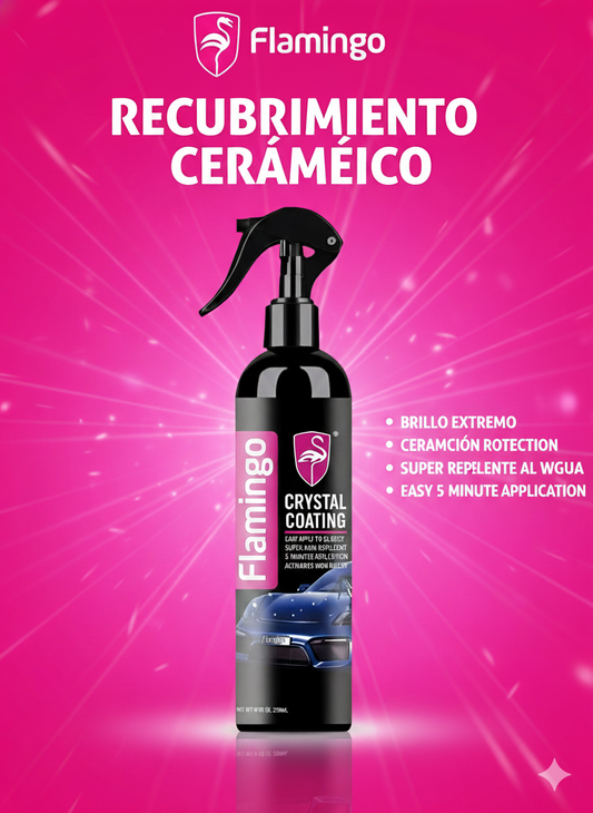 🦩 Flamingo Crystal Coating – Recubrimiento Cerámico Premium