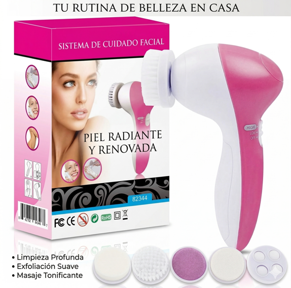 DermaGlow | Masajeador Facial 5 en 1