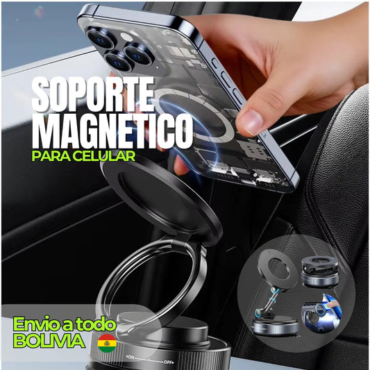 MagGrip Pro 360° | Soporte Magnético Plegable de Metal Anti-Caídas